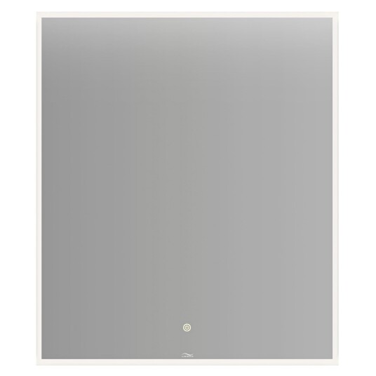 Linn Bad Vange Speil med Lyramme og Farget Kant Svart Matt / 60cm
