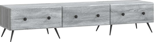 TV skap med skuff Grå sonoma 147 x 34,5 x 30 cm Konstruert tre TV skap med skuff Grå sonoma 147 x 34,5 x 30 cm Konstruert tre