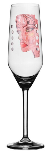Carolina Gynning  Champagneglass Moonlight Queen 30 cl rosa