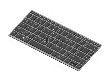 Hp - Erstatningstastatur For Bærbar Pc - Bakbelysning - International English - For Zbook 14U G5 Mobile Workstation, 14U G6 Mobile Workstation Hp - Erstatningstastatur For Bærbar Pc - Bakbelysning - International English - For Zbook 14U G5 Mobile Workstation, 14U G6 Mobile Workstation