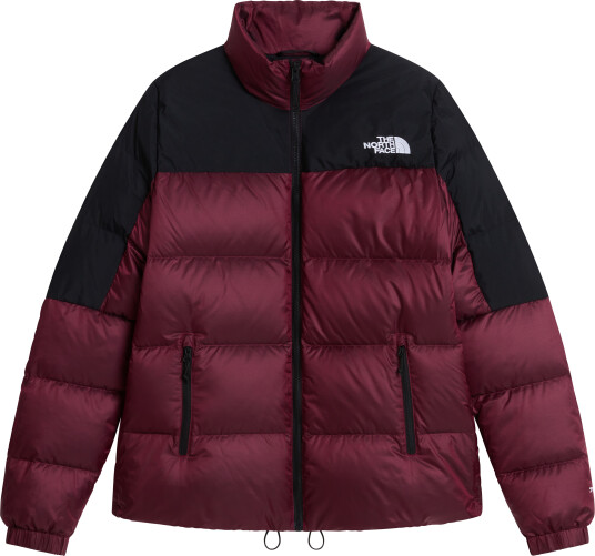 The North Face W Diablo Down 2.0 Jacket Burgundy Crush Black He S