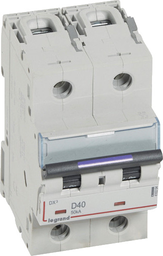 Legrand DX3 MCB automatsikring D40 2P 3M 50kA