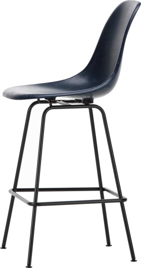 Vitra Eames Glassfiberbarkrakk Medium Blå/ Sort Vitra Eames Glassfiberbarkrakk Medium Blå/ Sort