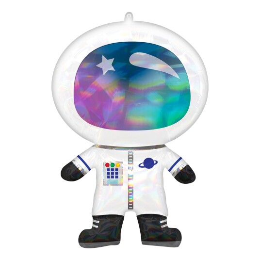 Amscan EU Folieballong Astronaut Holografisk Shape