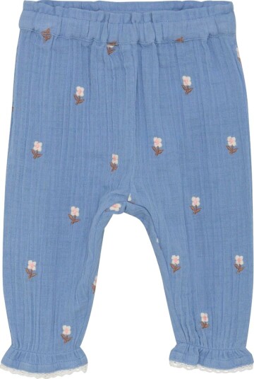En Fant Pants Embroidery Muslin Infinity (74 / 9 mnd)