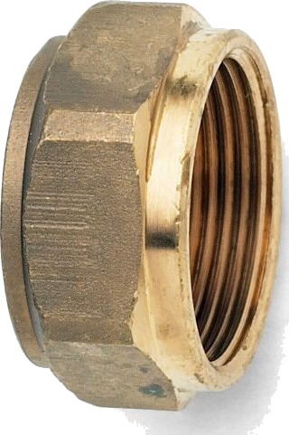 TA FPL trykkmutter 16 mm x M28 messing TA FPL trykkmutter 16 mm x M28 messing