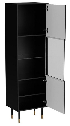 Vitrineskap Juniskär 180 cm Svart Vitrineskap Juniskär 180 cm Svart