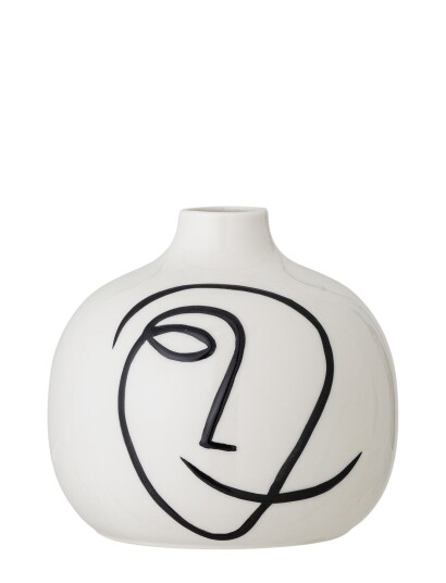 Bloomingville Norma Vase White H13.5CM