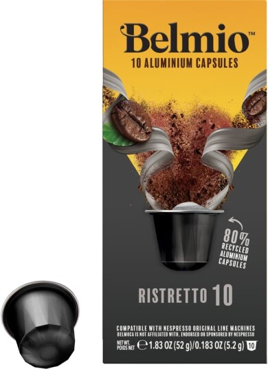 Belmio Ristretto kaffekapsler til Nespresso 10 pk