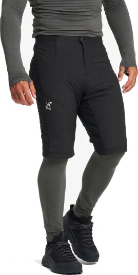 RevolutionRace Dense Medium Thermo Shorts Herre Black Størrelse:M Vinterbukser