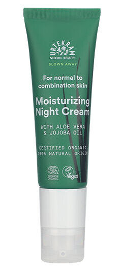 Urtekram Blown Away Nattkrem med Aloe Vera 50 ml Fuktighetsgivende