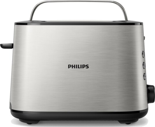Philips HD2650/90 Brødrister med Metallbrødrist 2 Skiver Rustfritt Stål
