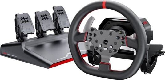 PXN V10 Pro Racersett Ratt + Pedaler + Monteringsklemmer PC PS4 Xbox One Xbox Series X/S V10PRO PXN V10 Pro Racersett Ratt + Pedaler + Monteringsklemmer PC PS4 Xbox One Xbox Series X/S V10PRO