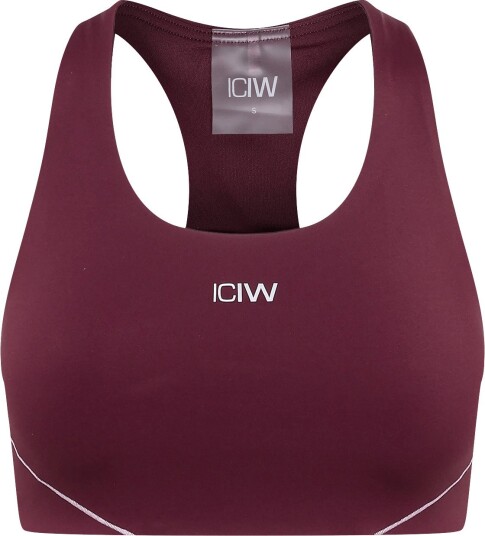 ICANIWILL Mirage Cardio Mid Support Sports Bra W DARK MAHOGANY XS