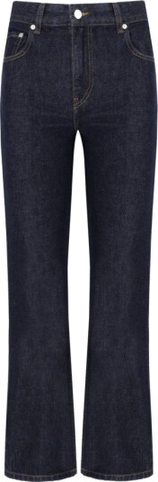 Ganni Dame Jeans Blå W24,