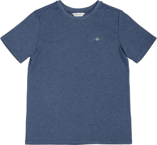 Gant Kids Shield Ss T-Shirt - SALTY SEA MELANGE - 176