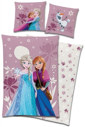 Licens Frozen 2 junior sengetøy 100x140 cm Anna og Elsa sengetøy sett 100% bomull