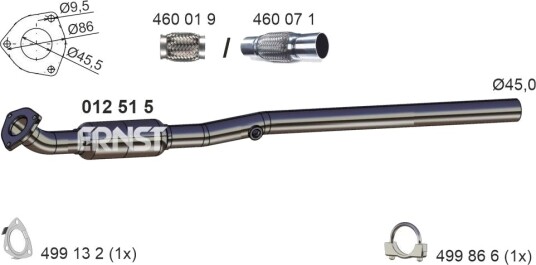 ERNST 012515 Eksosrør