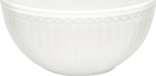 GreenGate  Alice frokostblanding skål 7x14 cm 45 cl white