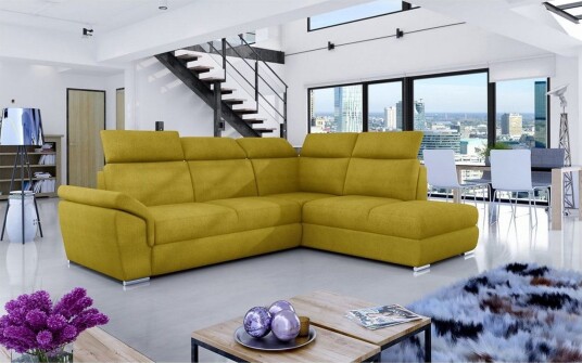 Seksjon Eltap Loreto 260x210x102 cm Omega 68 Gul Høyre