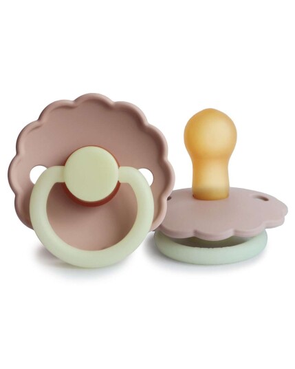 Frigg 2 Pk Smokk Natt Smokk Naturgummi Cream&vani