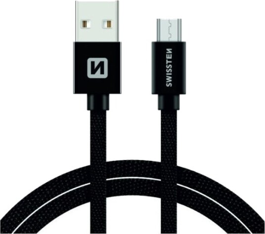 Swissten 71522301 2 M Usb A Micro-Usb B 0,48 Gbit/S Sort