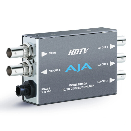 AJA HD-5DA SDI Distrubusjonsforsterker med Ethernet AJA HD-5DA SDI Distrubusjonsforsterker med Ethernet