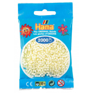 Hama Mini Perler 501-02 Creme 2000 stk