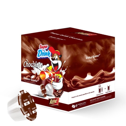 Dolce Gusto Café René Kids Chocolate til Dolce Gusto. 16 kapsler