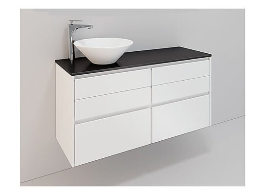 Noro Lifestyle 1200 møbelpakke 1200 mm Loop servant venstre Hvit Matt
