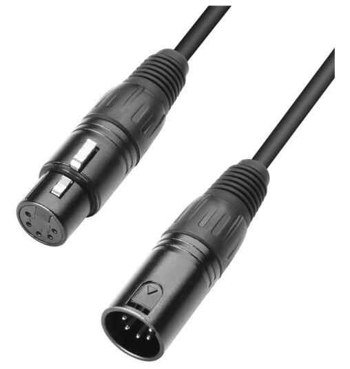 Dmx kabel 0.5m 5pins