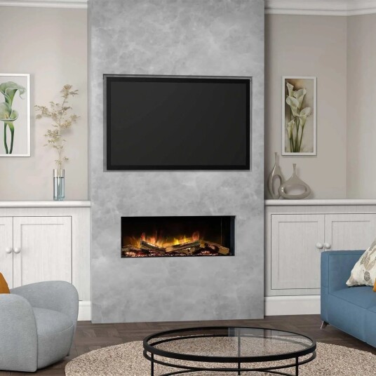 Flamerite Fires Elektrisk Peis E-Fx 1000 - Innebygd