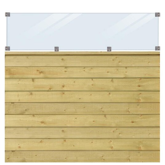 Levegg PLUS Klink med Glass 174x163