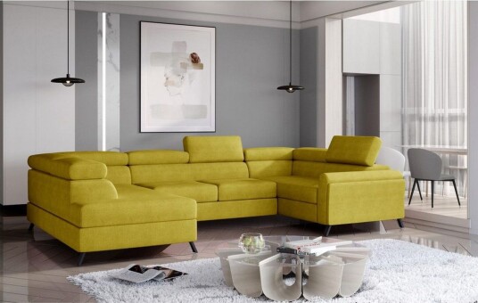 Seksjon Eltap Escada 336x200x92 cm Omega 68 Gul Venstre