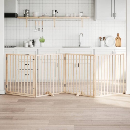 Hundeport Sammenleggbar 4 Paneler 320 cm Poppeltre 352179