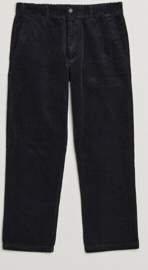 NN07 Aden Regular Fit Corduroy Chinos Deep Navy