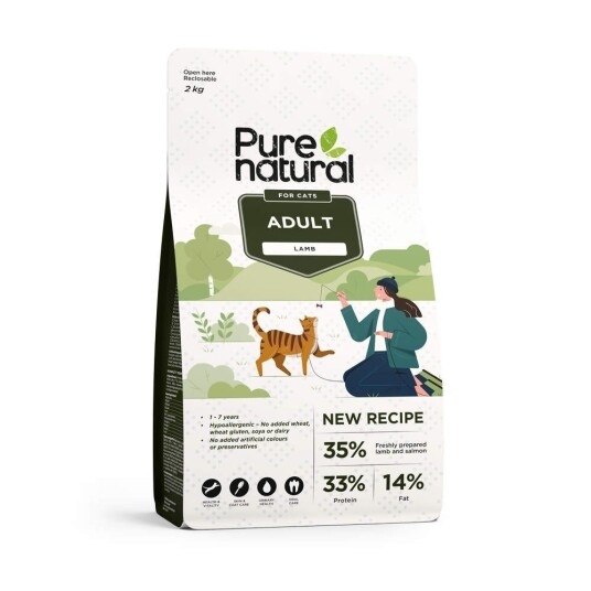 Purenatural Cat Adult Lamb (2 kg) Purenatural Cat Adult Lamb (2 kg)