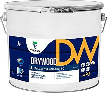 Drywood - Mesterens gårdsmaling 60-65 glans rød 10l