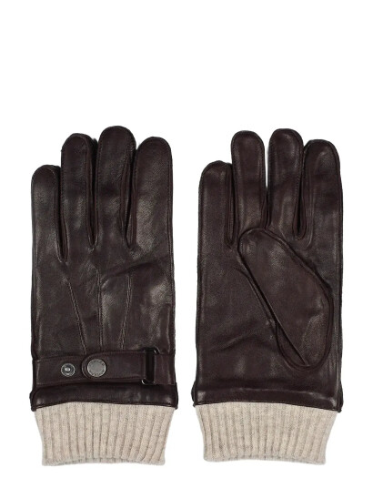 Howard London Leather Gloves  Carl - Brown - 9.5