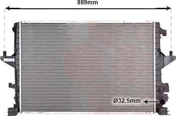 VAN WEZEL 58012721 Radiator motorkjøling