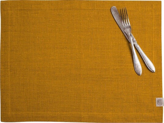 Lovely Linen Brikke Classic i manglet lin Gul