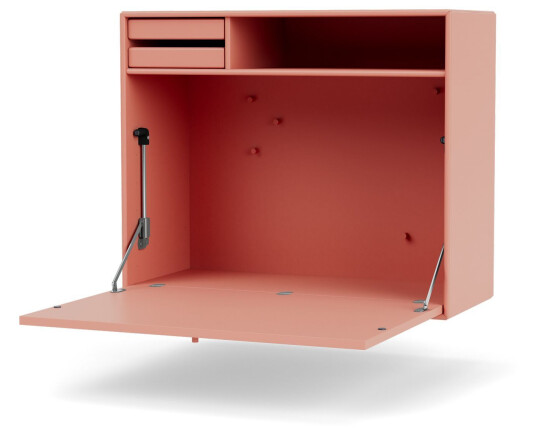 Montana STUDIO vegghengt skrivebord, 151-Rhubarb