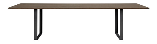 Muuto 70/70 spisebord 295 x 108 cm Solid smoked oak-Black