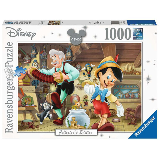 Ravensburger Puslespill 1000 Brikker Pinocchio