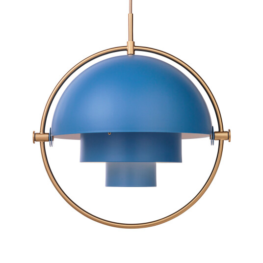 Gubi Multi-Lite Pendant Blå/Messing Gubi Multi-Lite Pendant Blå/Messing