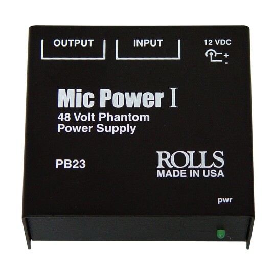 Rolls Pb23 Phantom Power Adapter Rolls Pb23 Phantom Power Adapter