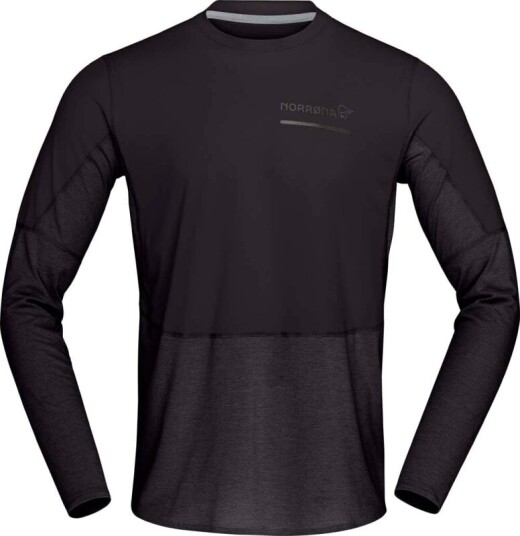 Norrøna Men's Senja Equaliser Lightweight Long Sleeve Sort S Man