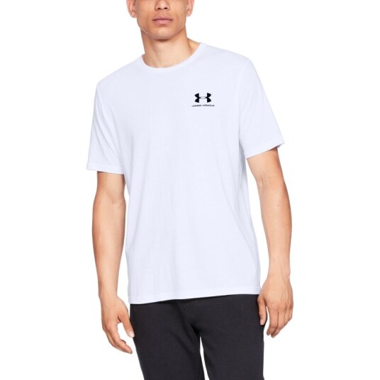 Under Armour Men's Sportstyle Left Chest Shortsleeve Hvit XS Man