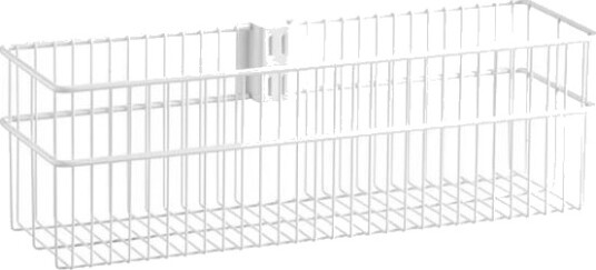 Elfa 333010 Tr?dkurv hvit 435 x 135 x 140 mm Elfa 333010 Tr?dkurv hvit 435 x 135 x 140 mm