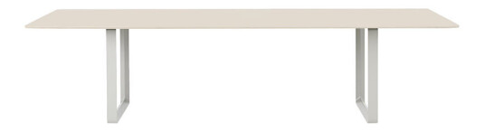 Muuto 70/70 spisebord 295 x 108 cm Sand laminate-Plywood-Grey